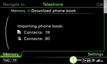 Downloading phone book manually